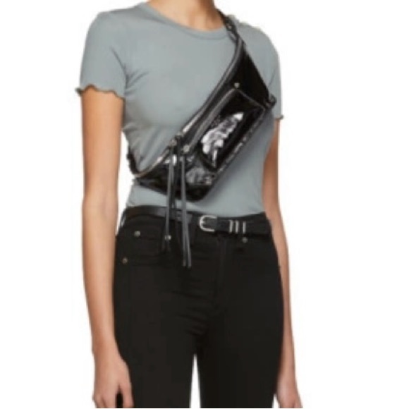 ( New) Rag & Bone Black Ellis Fanny Pack Bag - Picture 13 of 13